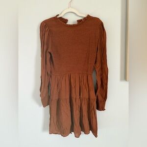 Blu Pepper Women’s Rust Midi Dress Size Small